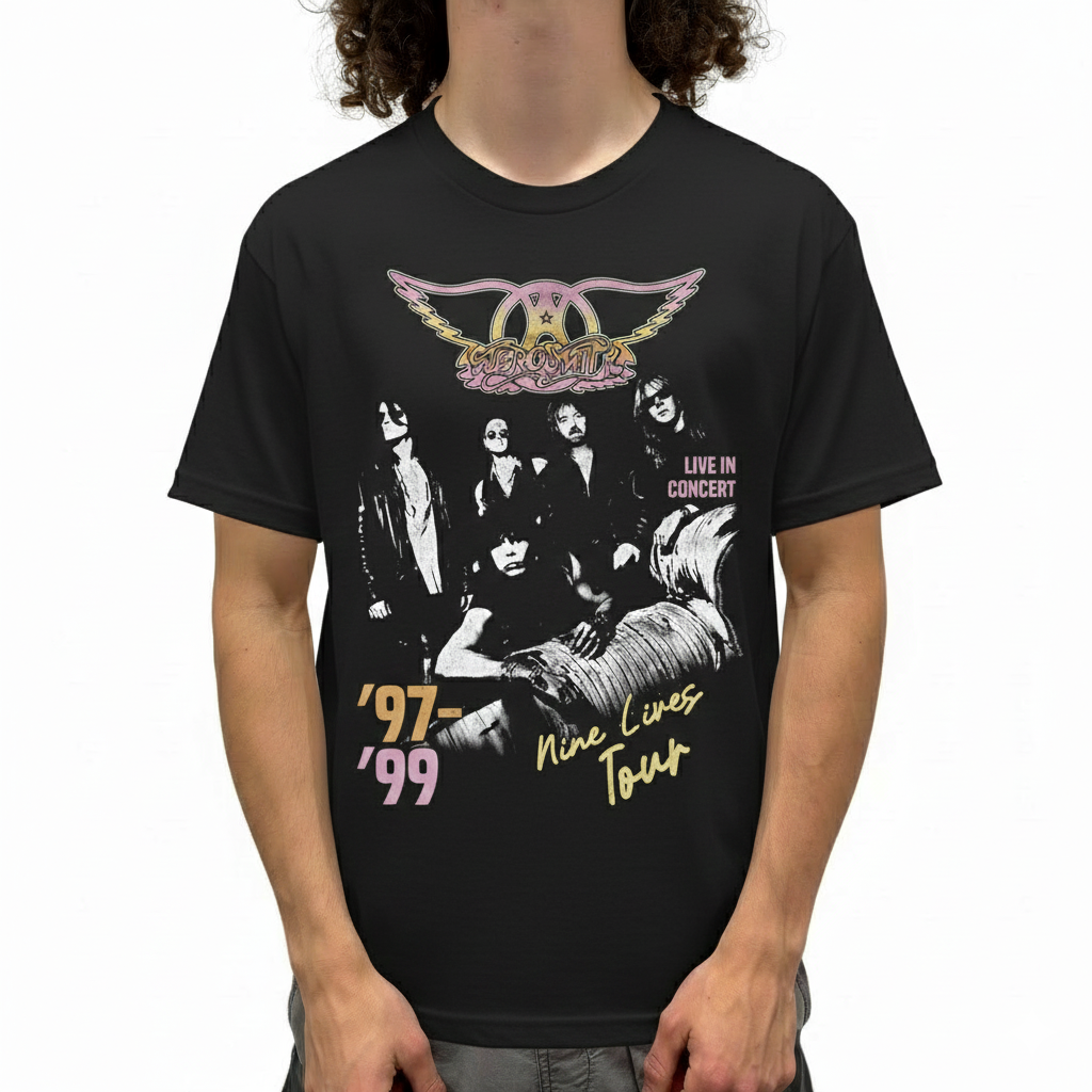 Aerosmith Nine Lives Tour T-Shirt