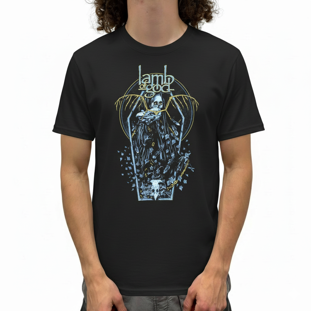 Lamb of God Coffin Copia T-Shirt