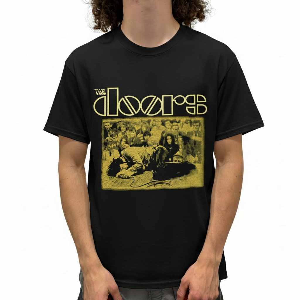 The Doors On Stage T-Shirt – Red Zone The Doors On Stage T-Shirt – Red Zone