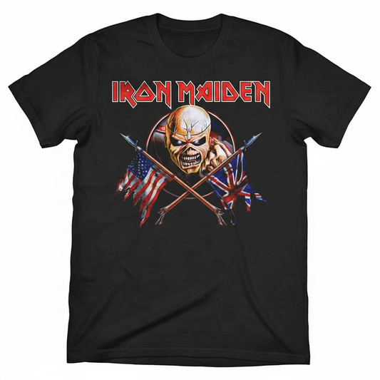 Iron Maiden Trooper Flags T-Shirt