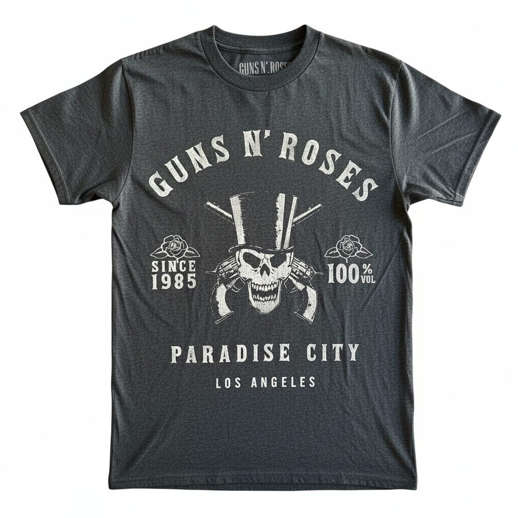 Guns N Roses Vintage LA Label T-Shirt