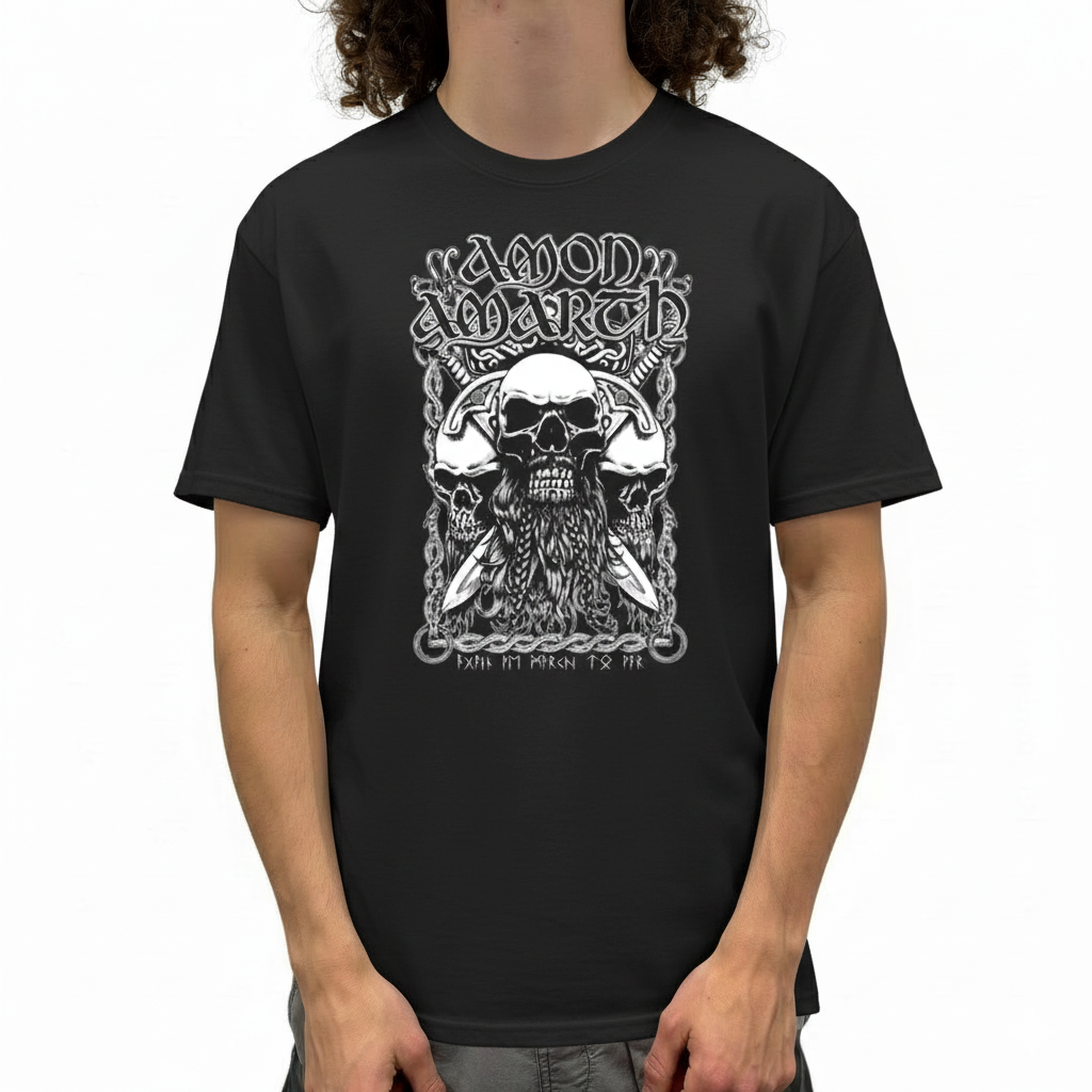 Amon Amarth Bearded Skull T-Shirt