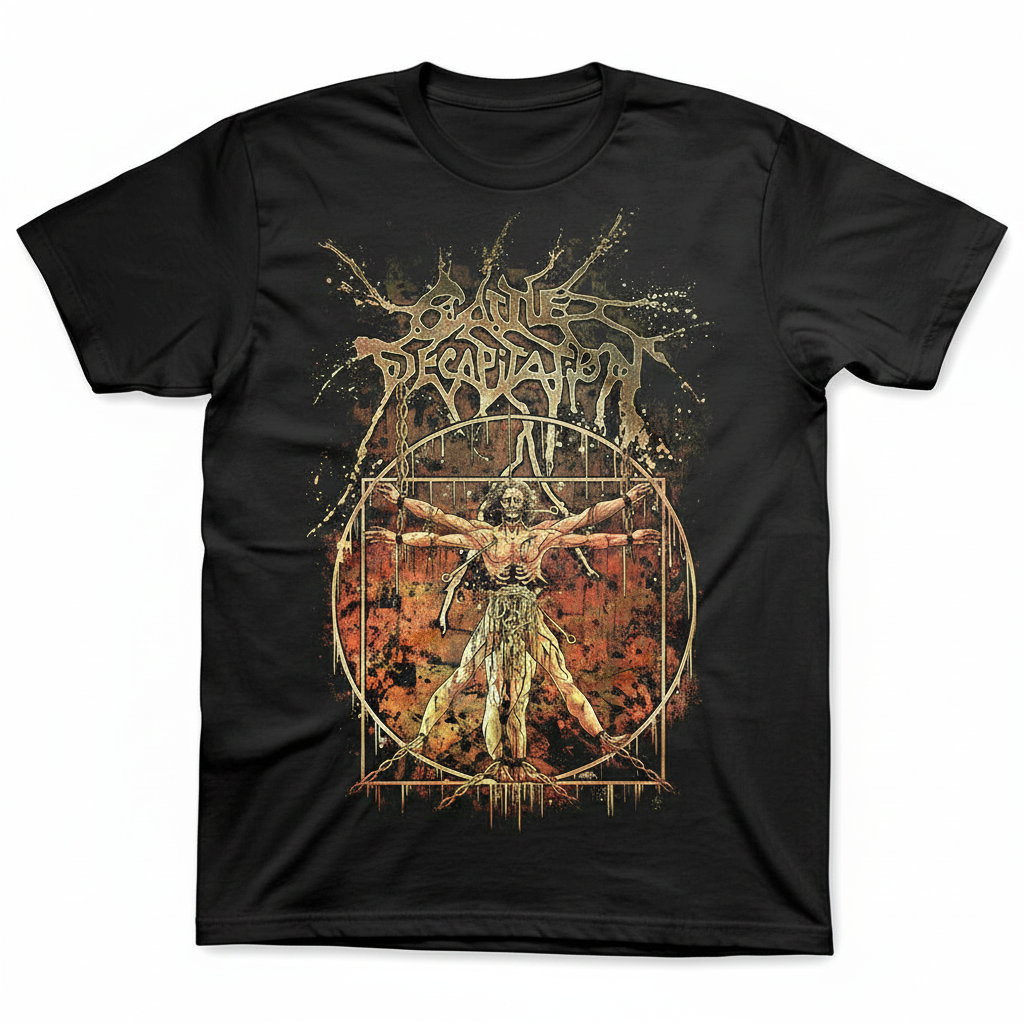 Cattle Decapitation Vitruvian T-Shirt