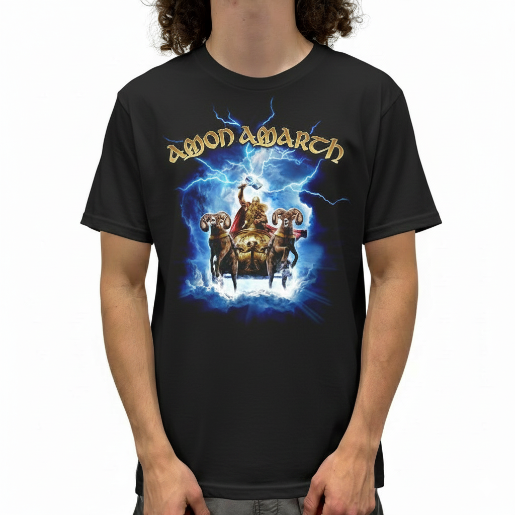 Amon Amarth Thor Crack the Sky T-Shirt