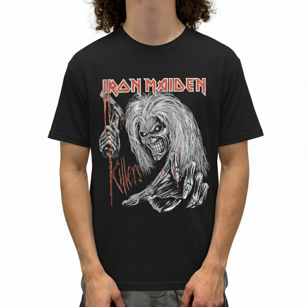 Iron Maiden Red And White Killers T-Shirt