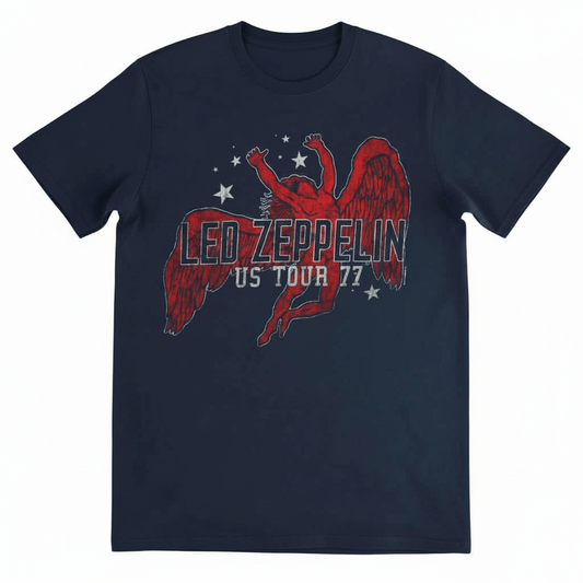 Led Zeppelin Red Icarus Stars T-Shirt