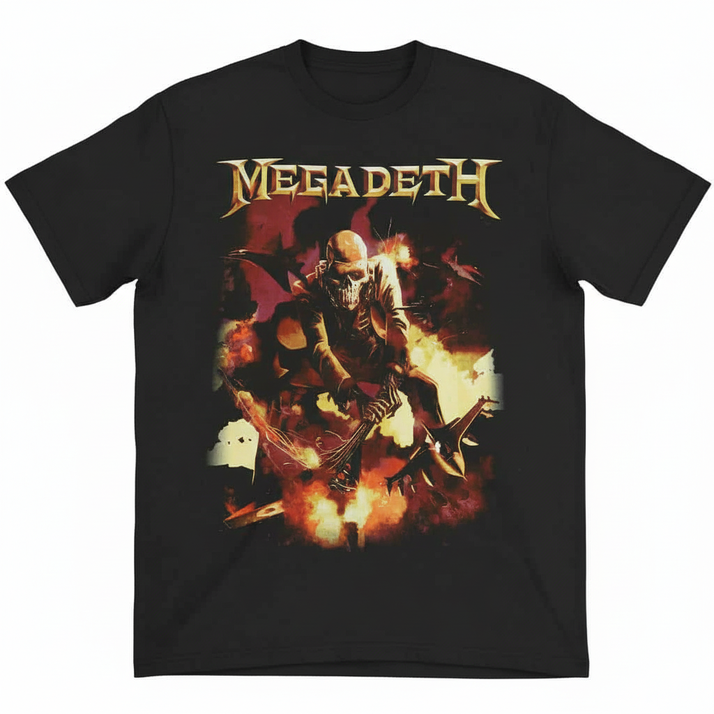 Megadeth Vic Guitar Smash T-Shirt