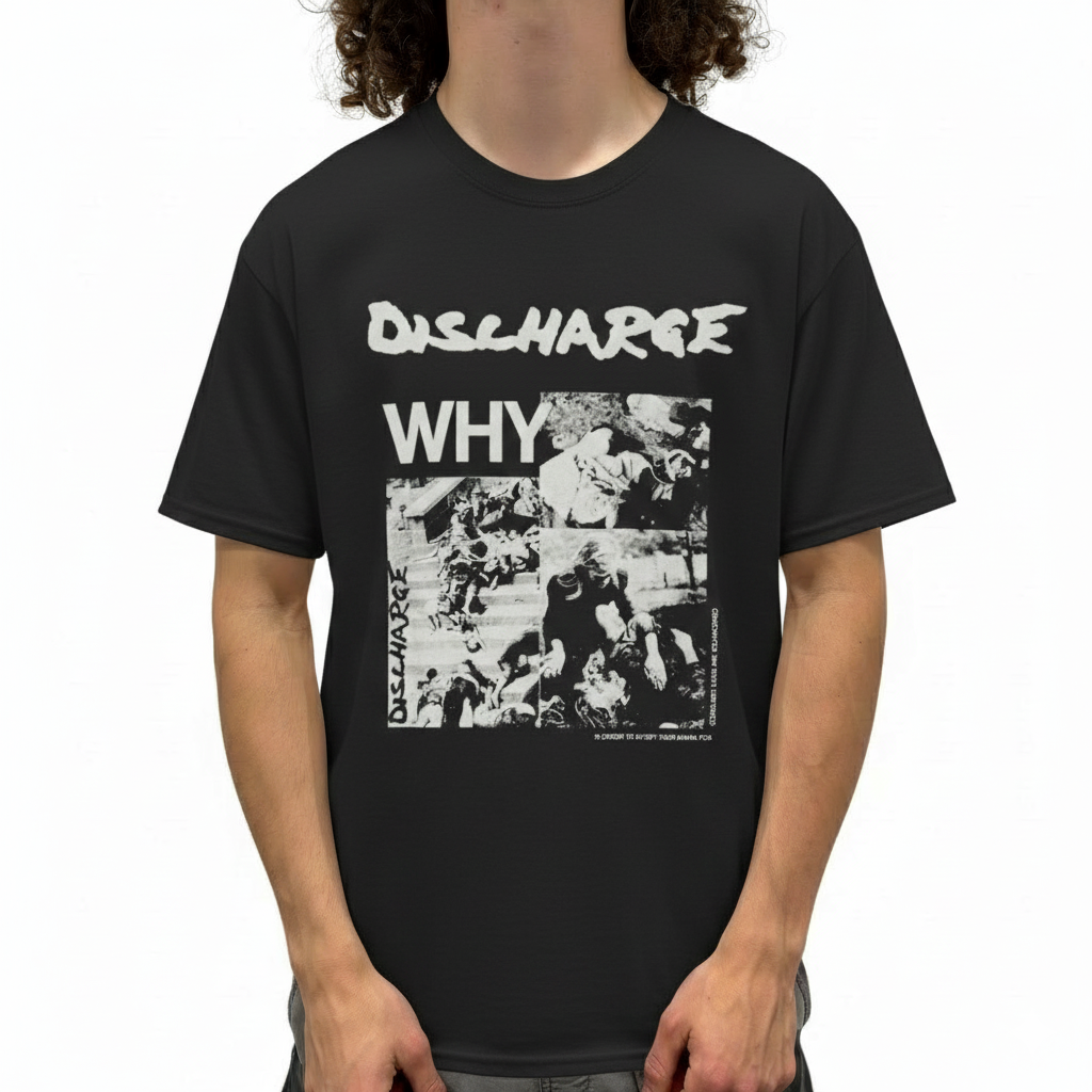 Discharge Why T-Shirt