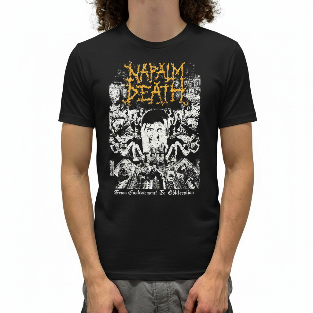 Napalm Death From Enslavement to Obliteration T-Shirt