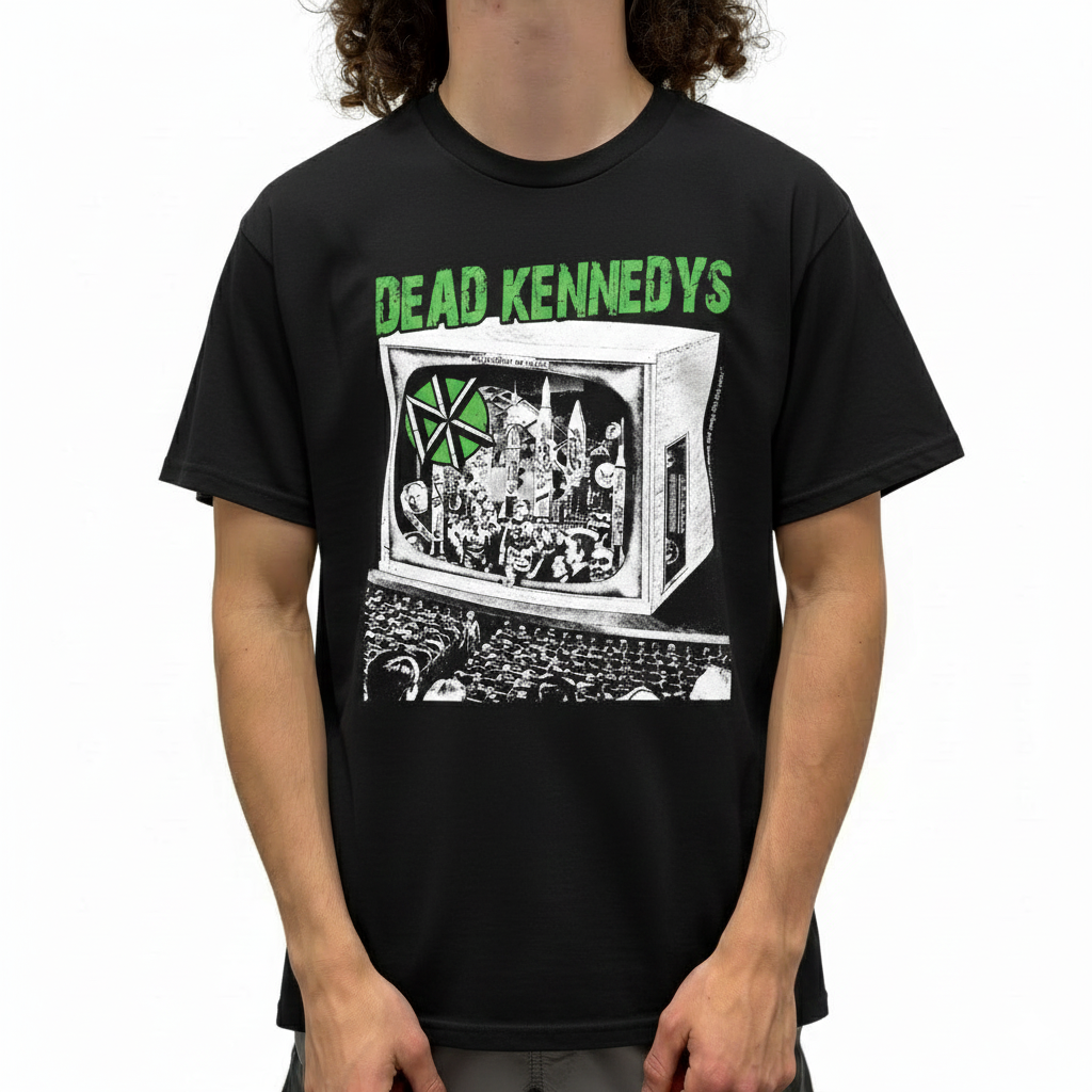 Dead Kennedys Invasion Official Band T-Shirt - Hardcore Punk Dead Kennedys Invasion Official Band T-Shirt - Hardcore Punk