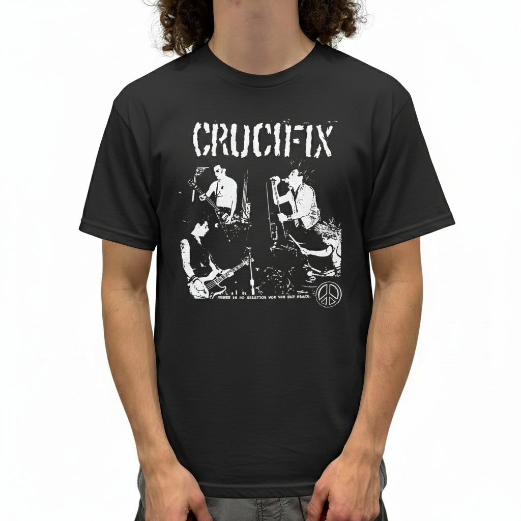 Crucifix No Solution to War T-Shirt