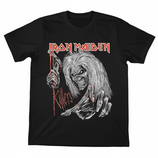 Iron Maiden Red And White Killers T-Shirt