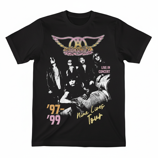Aerosmith Nine Lives Tour T-Shirt