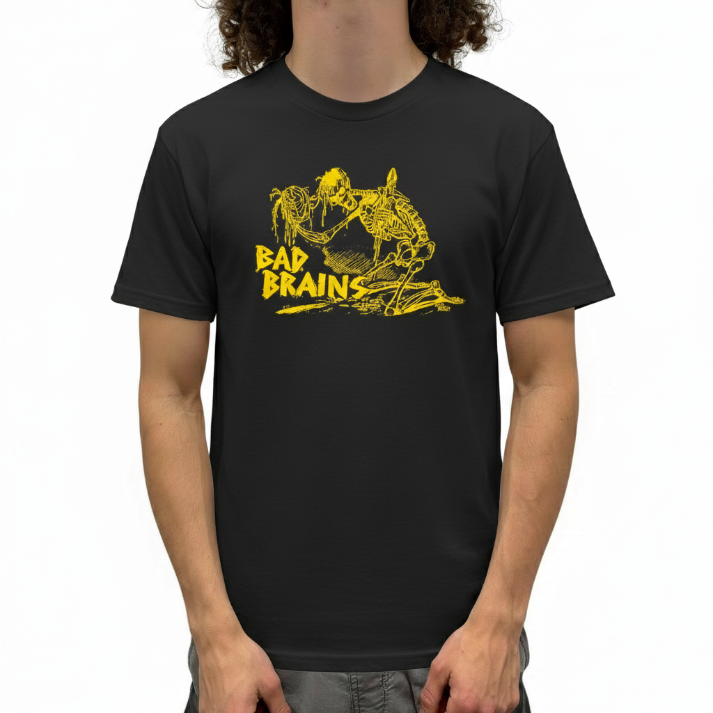 Bad Brains Yellow Skeleton T-Shirt