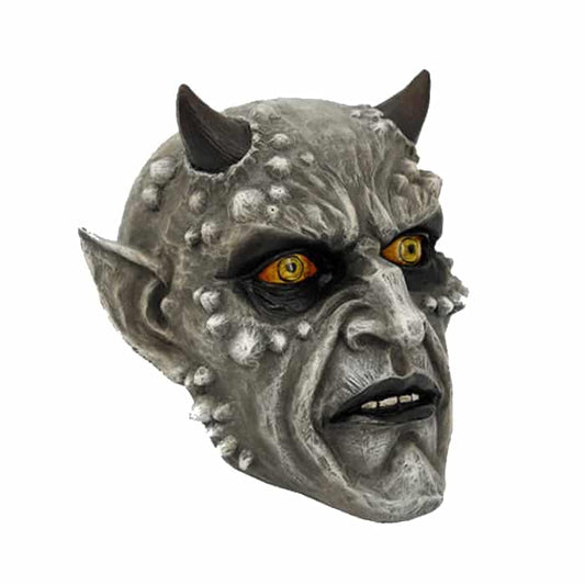 Horned Demon Skull Figurine