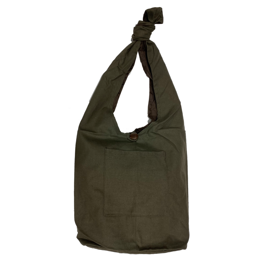 Brown Slouchy Shoulder Bag