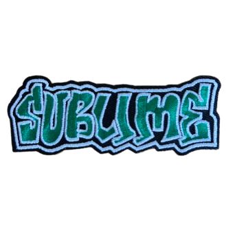 Sublime Embroiderd Patch