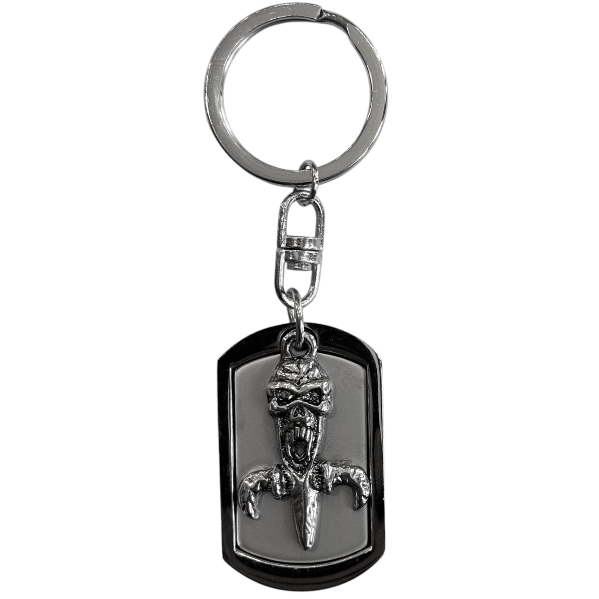 Screaming Skull Key Chain