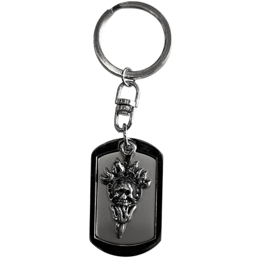 Skull Halo Key Chain