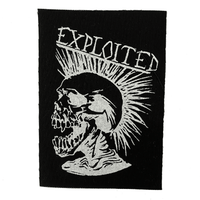Thumbnail for Exploited Skull Black Cloth Patch