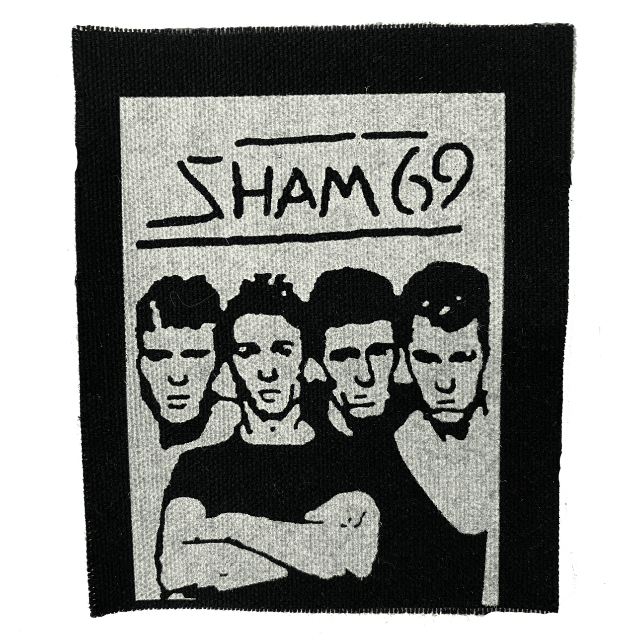 Sham69 Black Cloth Patch