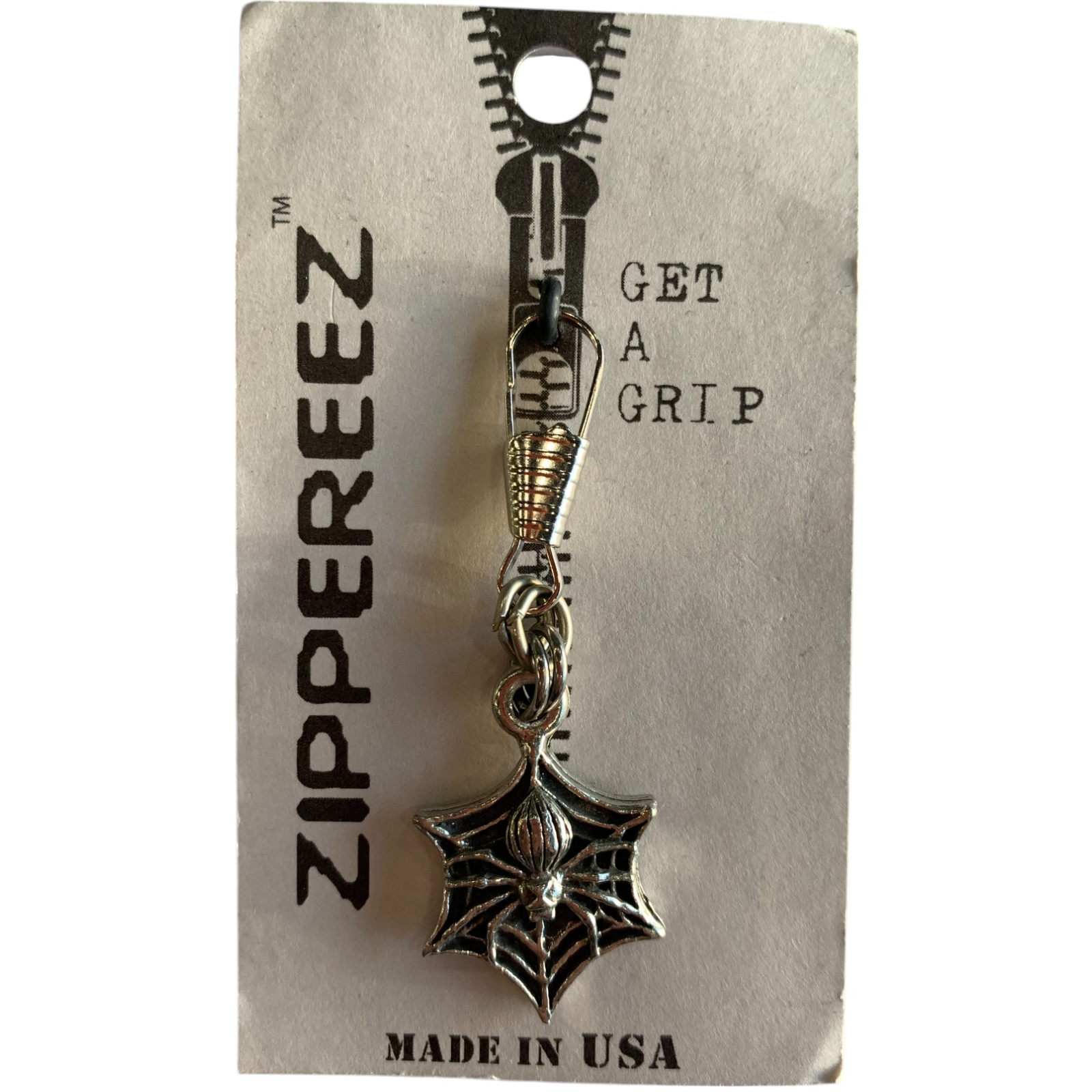 Spiderweb Zipper Pulls for Biker Jacket
