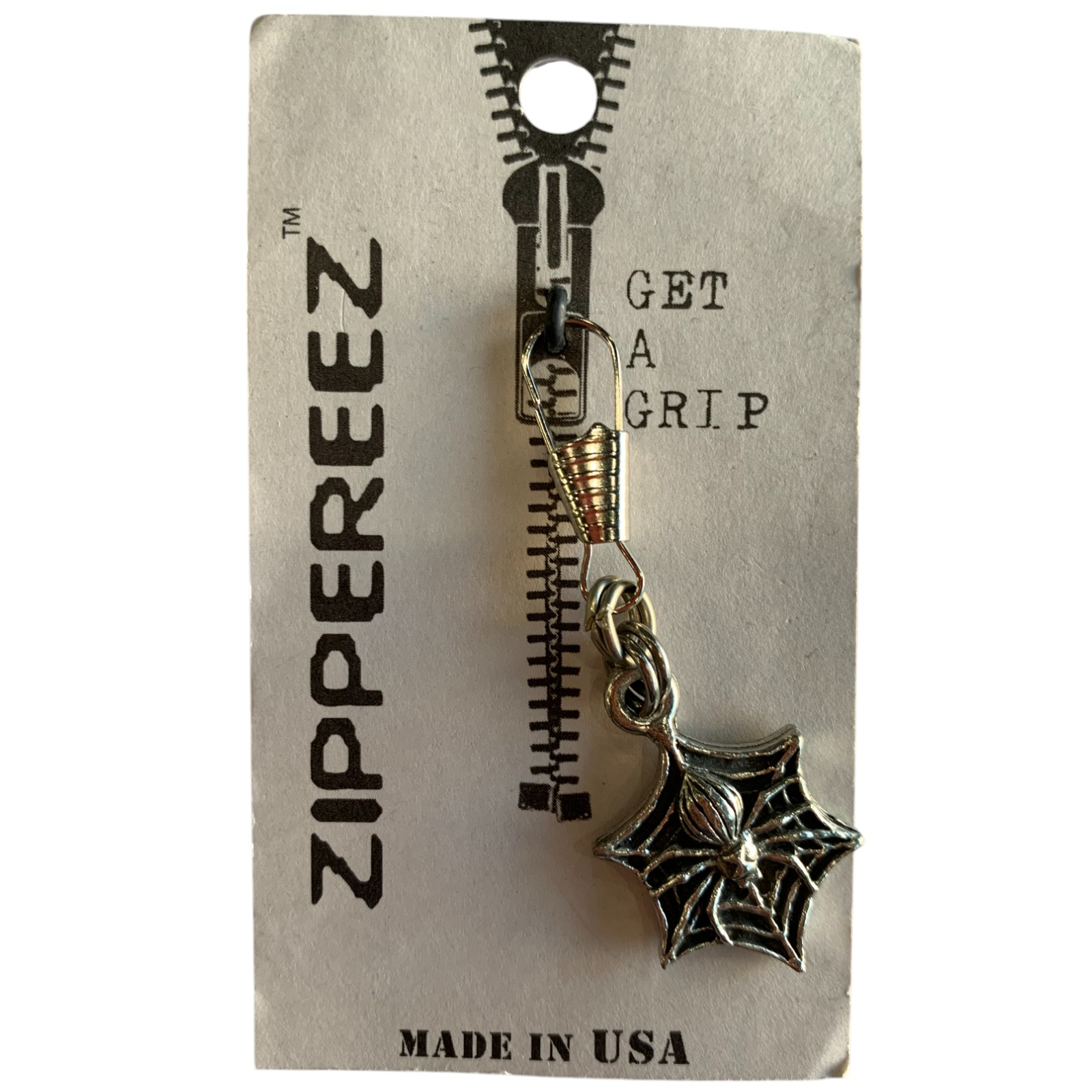 Spiderweb Zipper Pulls for Biker Jacket