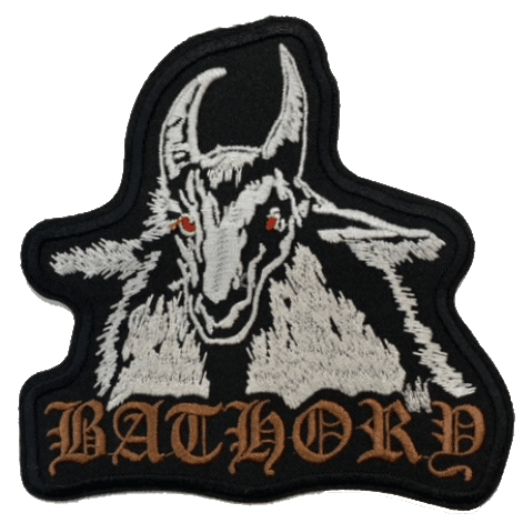 Bathory Goat Logo Embroidered Patch
