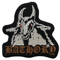 Thumbnail for Bathory Goat Logo Embroidered Patch