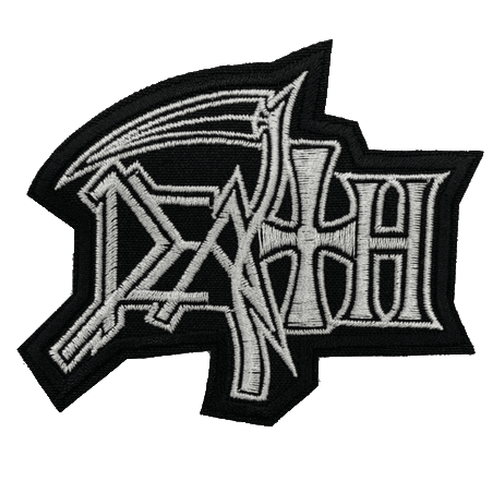 Death Logo Embroidered Patch