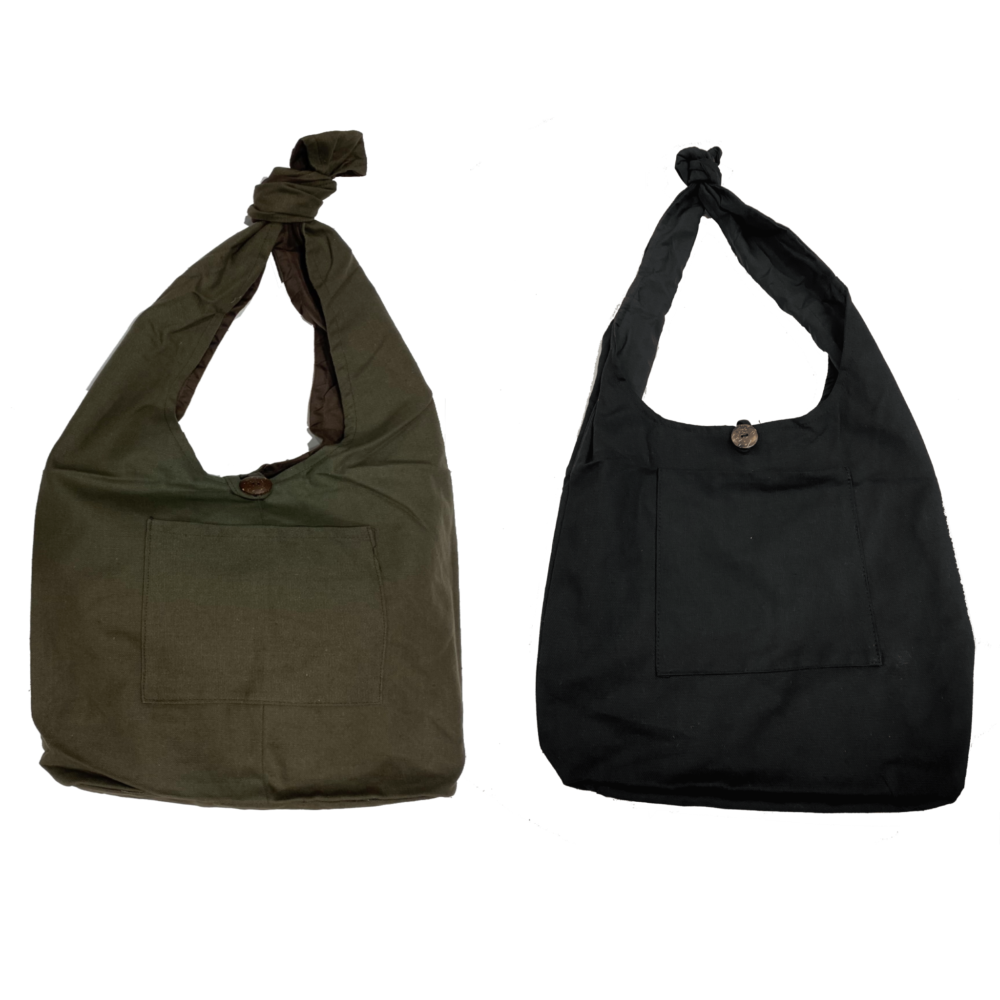 Slouchy Black Shoulder Bag