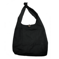 Thumbnail for Black Slouchy Shoulder Bag
