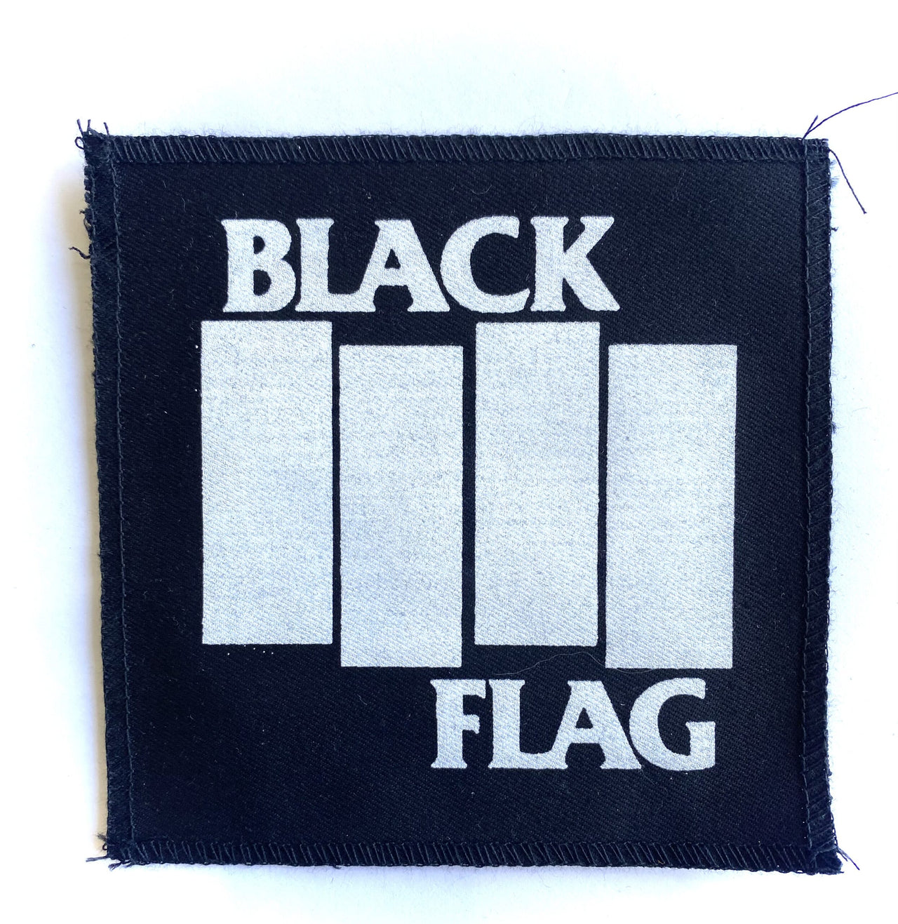Black Flag Logo Cloth Patch