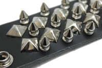 Thumbnail for Pyramid and Spike Studded Wristband