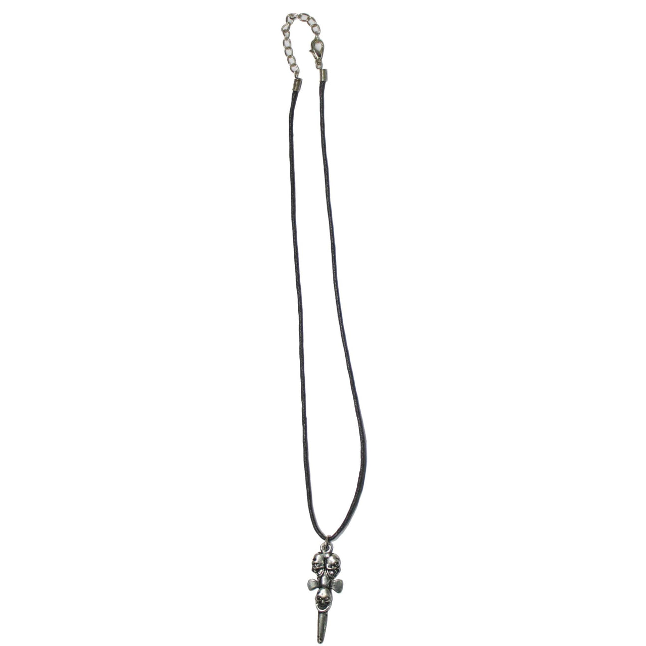 Skulls on Dagger Necklace