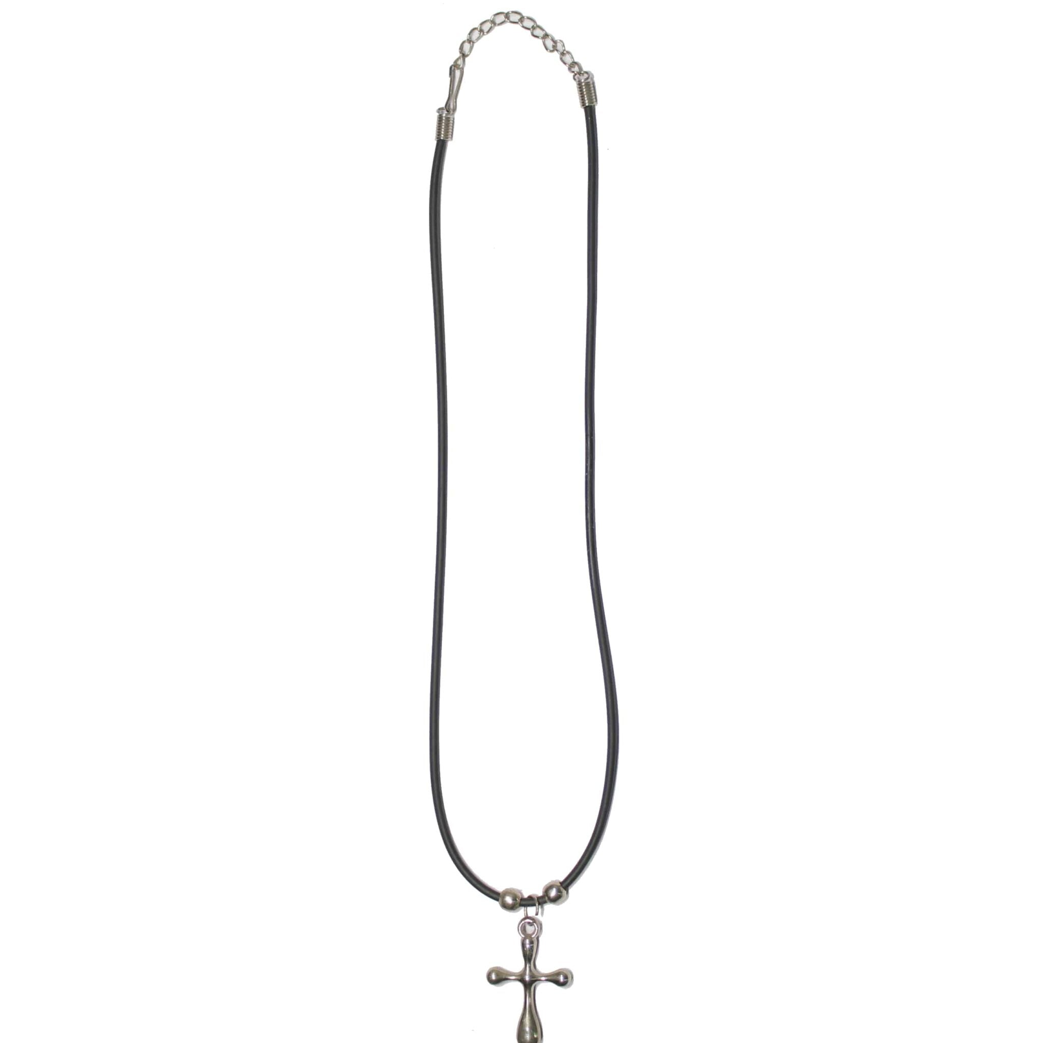 Rounded Cross Necklace