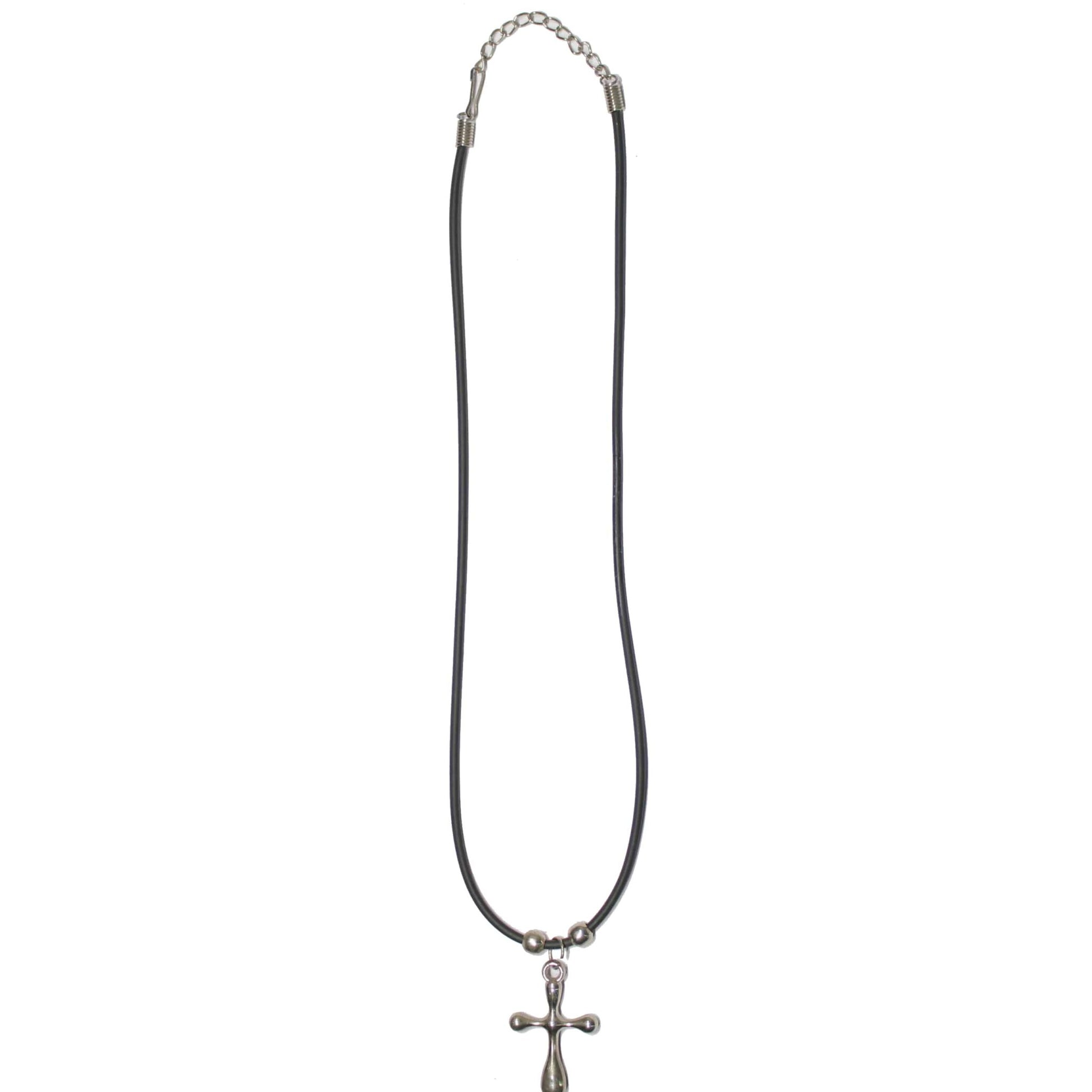 Rounded Cross Necklace