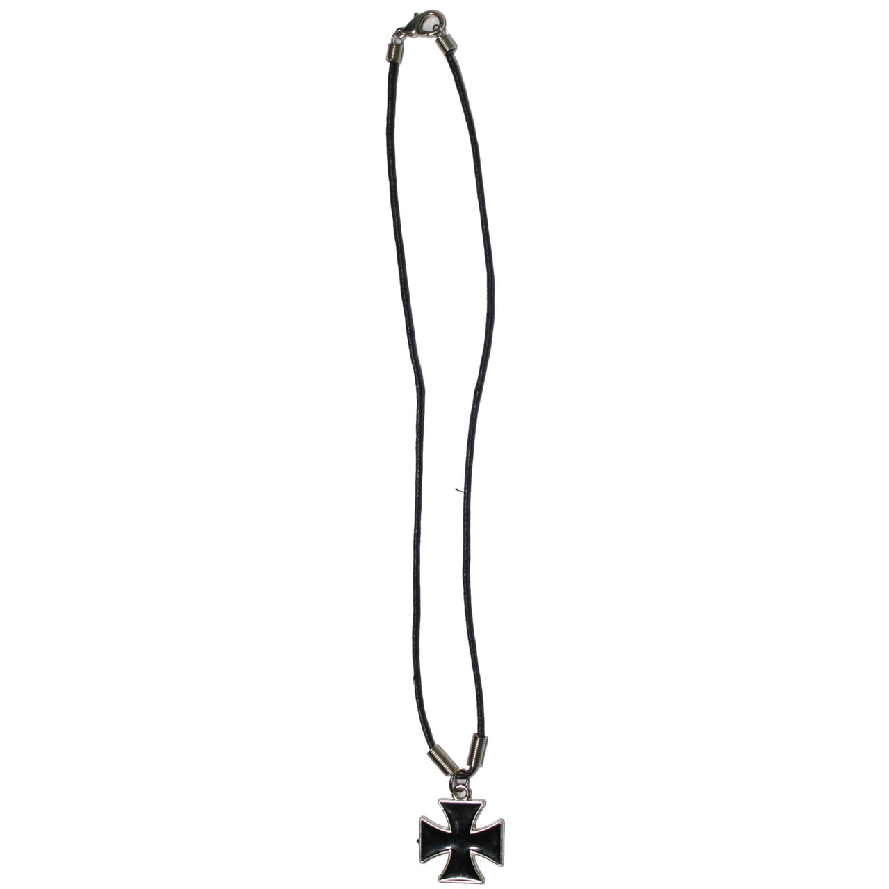 Black Iron Cross Necklace