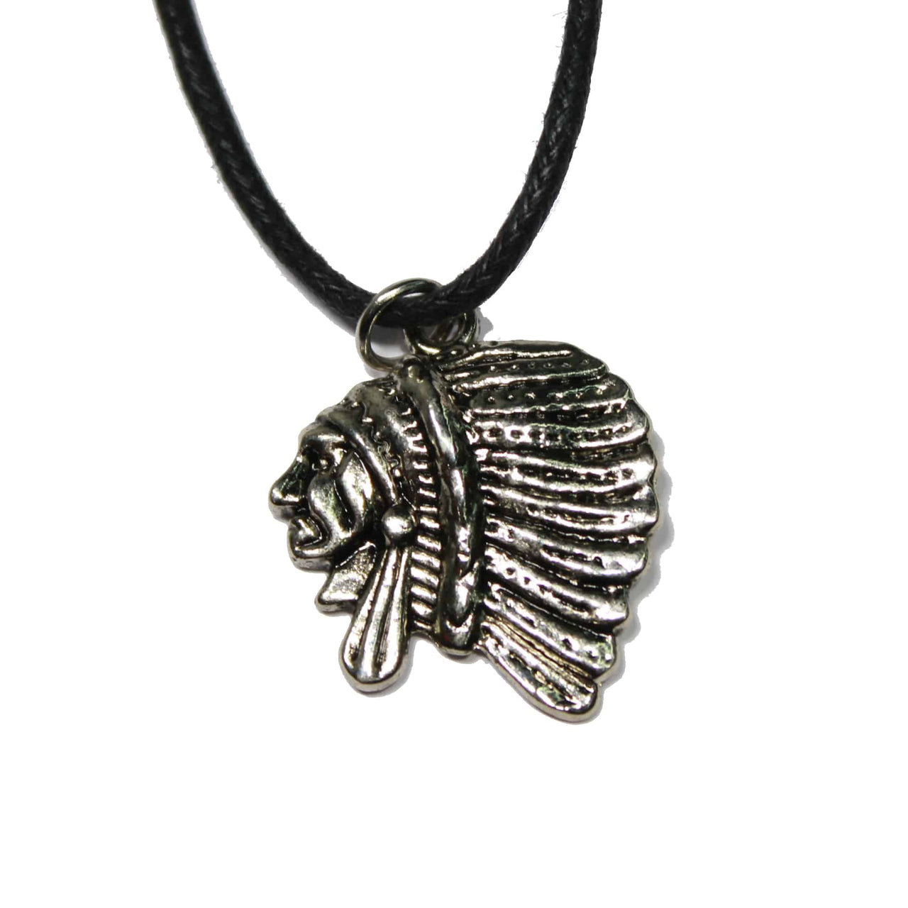 Native American Head Necklace