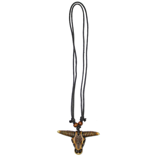 Cow Head Skull Necklace