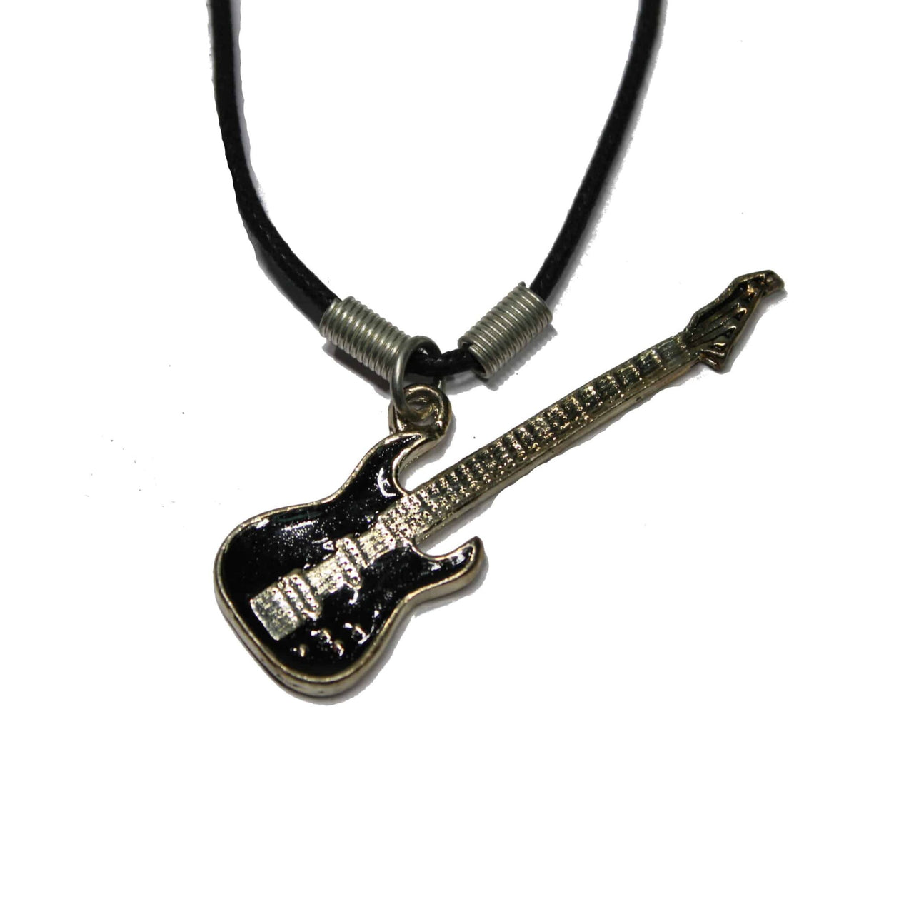 Black Guitar Necklace