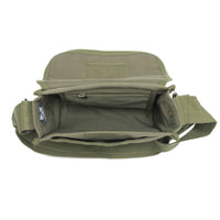 Olive Military Field Messenger Bag – Red Zone