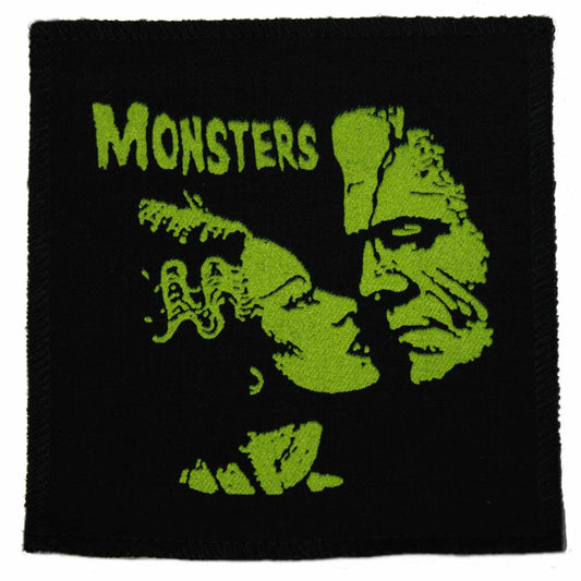 The Bride of Frankenstein Monsters in Love Cloth Patch