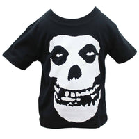 Thumbnail for Misfits Fiend Skull Kids Black T-Shirt