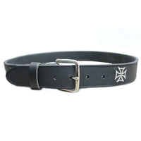 Thumbnail for Iron Cross Embroidered Leather Belt