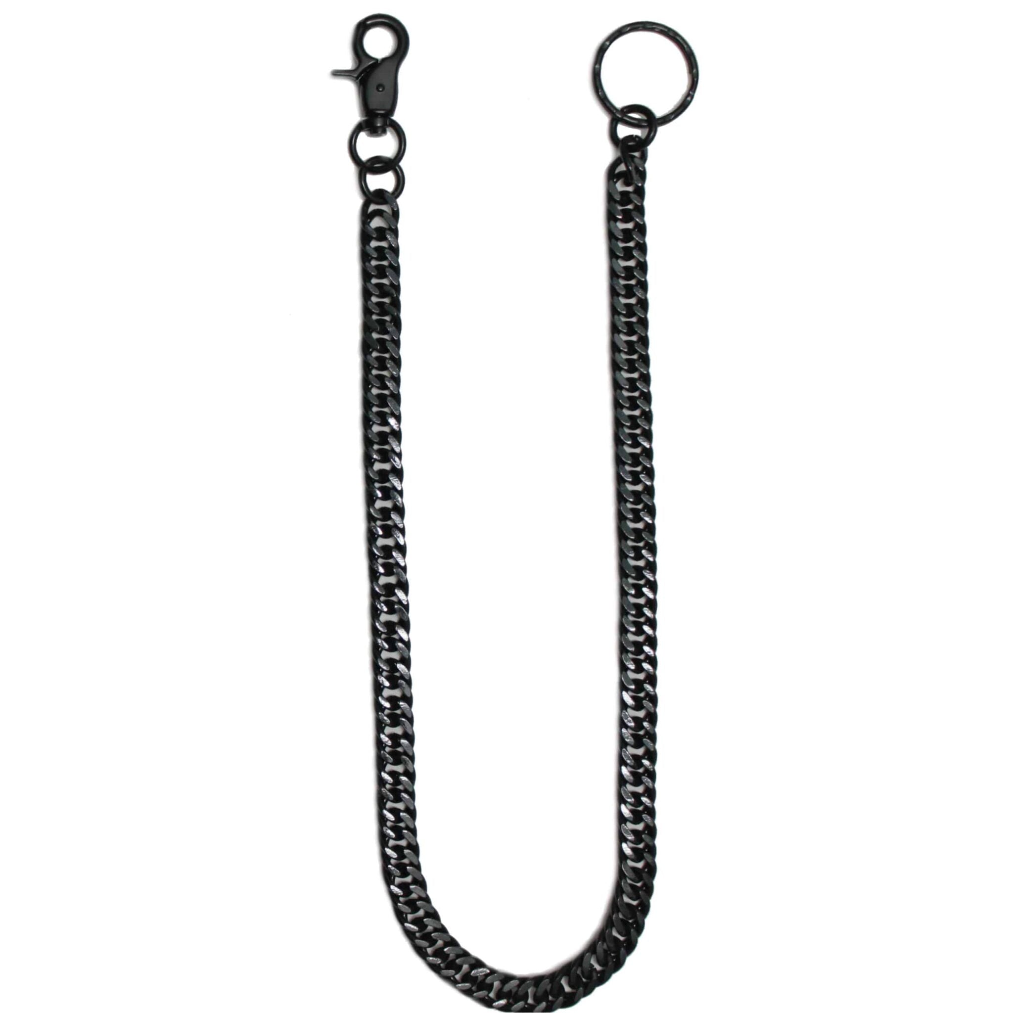 Black Double Link Wallet Chain 23