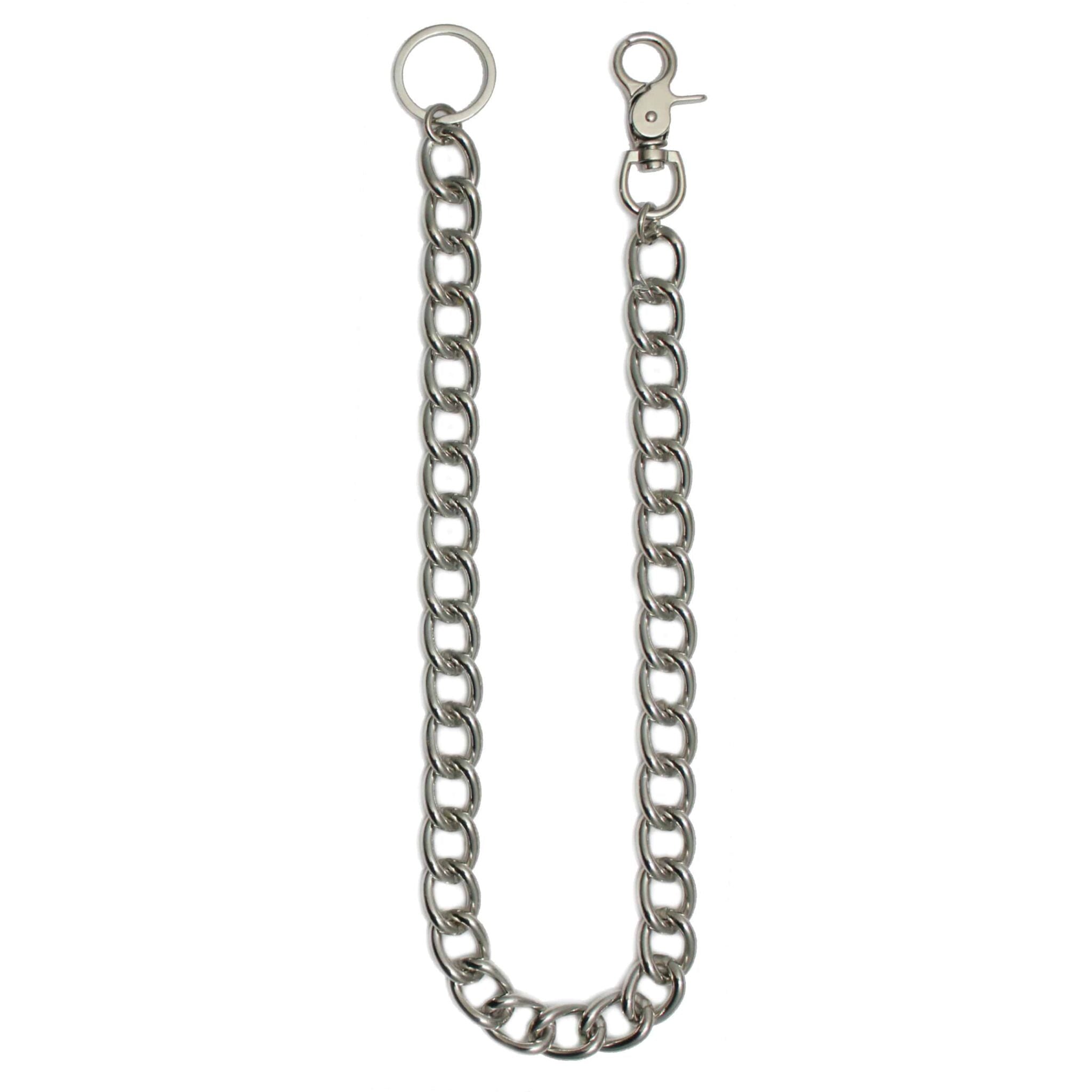 Chrome Large Link Wallet Chain 27
