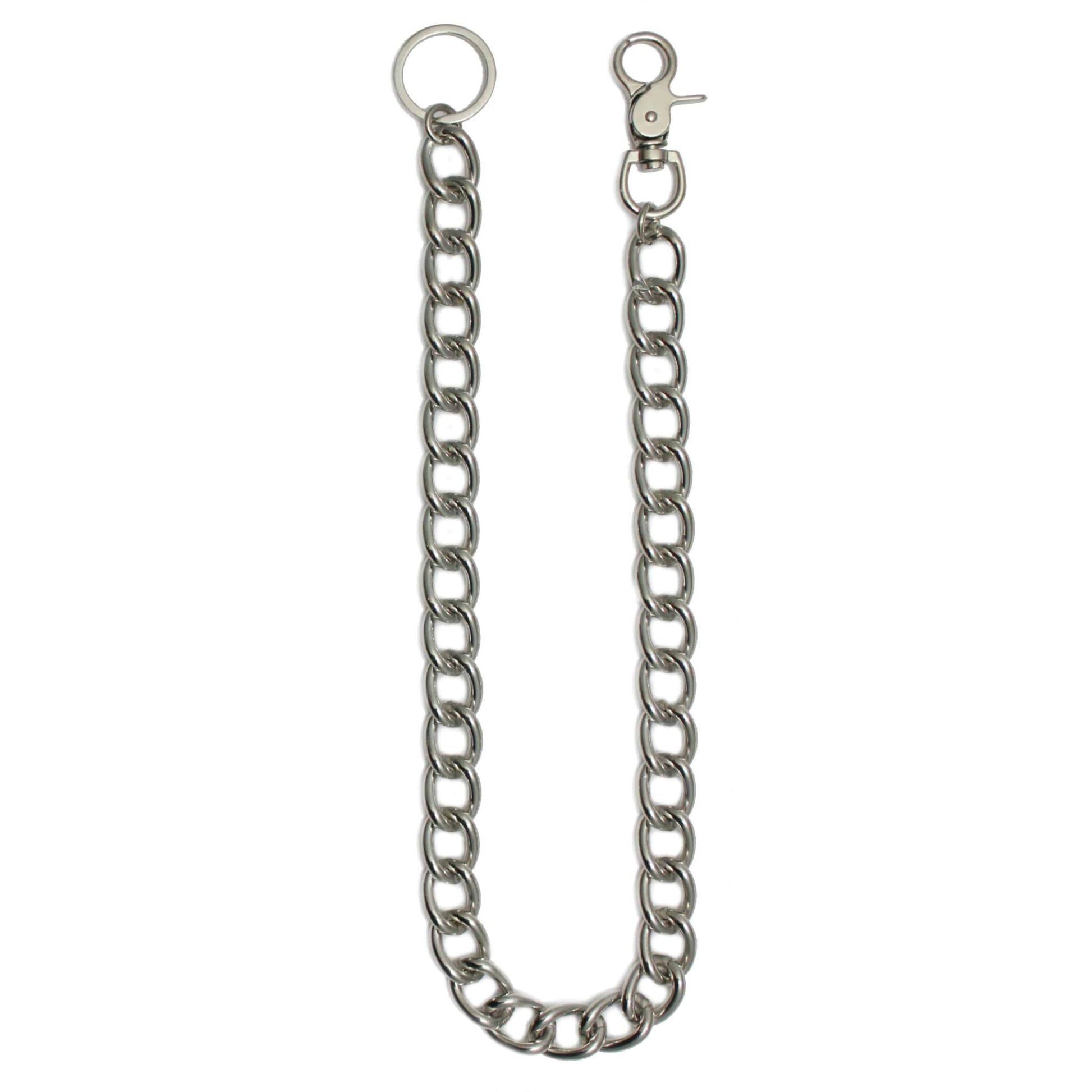 Chrome Large Link Wallet Chain 27"