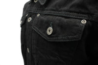 Thumbnail for Premium Black Denim Trucker Jacket