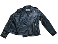 Thumbnail for Women's Leather Biker Jacket